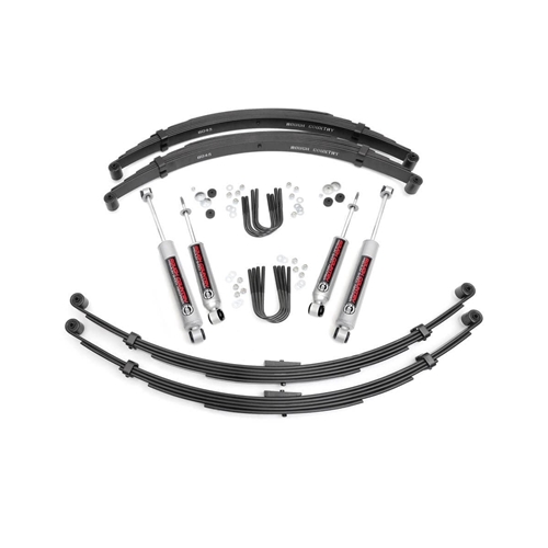 Rough Country 4in Lift Kit - Front and Rear - International Scout II (1971-1973)