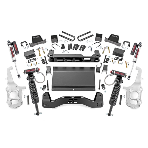 Rough Country 6in Vertex Coilovers Lift Kit - Front and Rear - Ford F-150 4WD