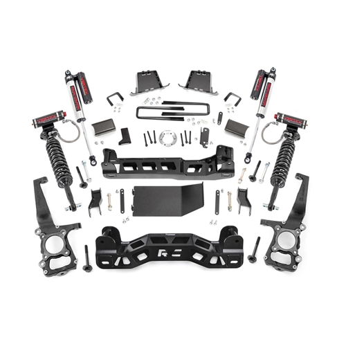 Rough Country 6in Vertex Coilovers Lift Kit - Front and Rear - Ford F-150 (2009-2010)