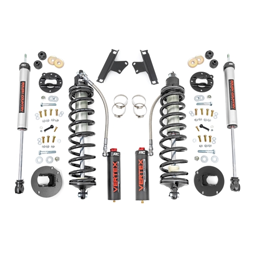 Rough Country 4.5-6in Vertex Coilover Conversion Kit - Front and Rear - Ram 2500 4WD Non-Gasoline