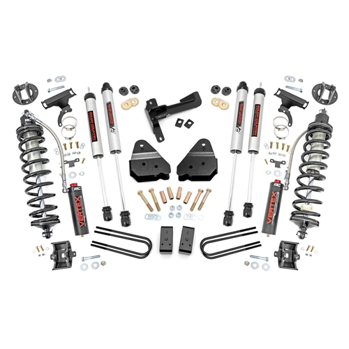 Rough Country 3in Vertex Coilover Conversion Lift Kit - Front and Rear - Ford F-250 Super Duty 4WD Non-Gasoline