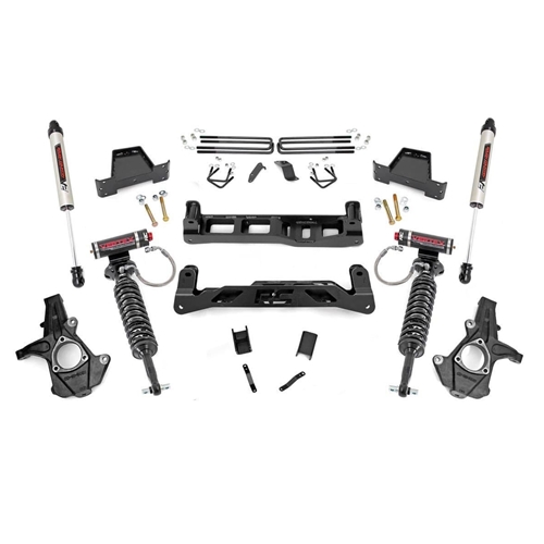 Rough Country 7.5in Vertex Coilovers Lift Kit - Front and Rear - Silverado/Sierra 1500 RWD