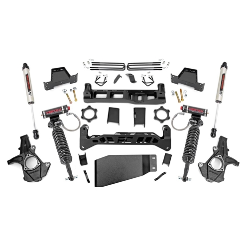 Rough Country 7.5in Vertex Coilovers Lift Kit - Front and Rear - Silverado/Sierra 1500