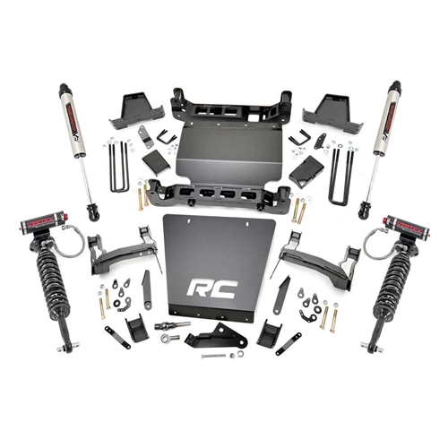 Rough Country 7in Vertex Coilovers Lift Kit - Front and Rear - Silverado/Sierra 1500 4WD (2014-2016)