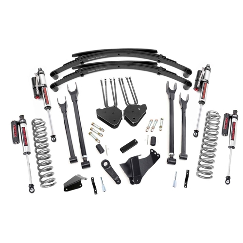 Rough Country 8in Vertex Reservoir Lift Kit Front Spacer - Front and Rear - Ford F-250/350 Super Duty Non-Gasoline