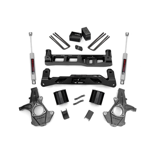 Rough Country 5in Lift Kit - Front and Rear - Silverado/Sierra 1500 RWD (2007-2013)