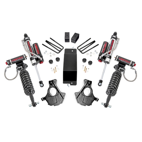 Rough Country 3.5in Vertex Coilovers Lift Kit - Front and Rear - Silverado/Sierra 1500 (2007-2013)