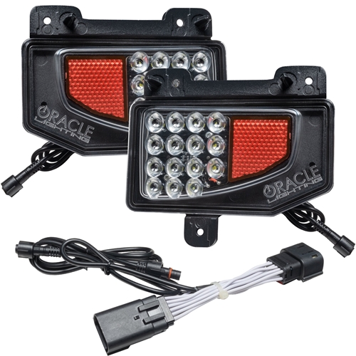 ORACLE Rear Bumper LED Reverse Lights With Harness for Gladiator