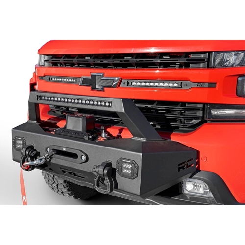 Rough Country Front EXO Winch Mount Bumper - Silverado 1500