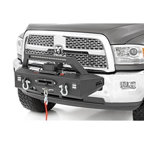 Rough Country Front EXO Winch Mount Bumper - Ram 2500