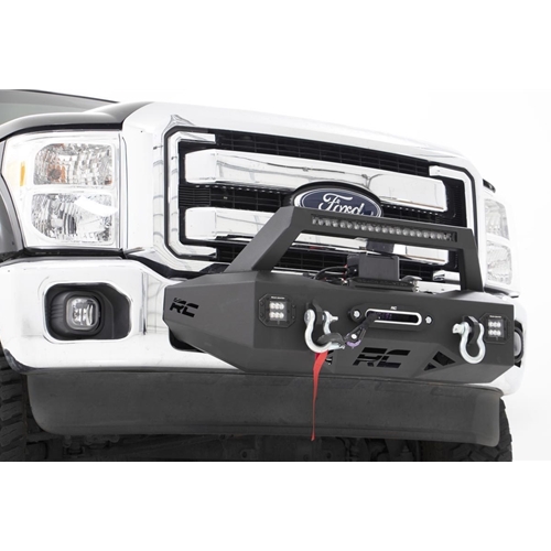 Rough Country Front EXO Winch Mount Bumper - Ford F-250/F-350 Super Duty