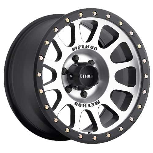 Method Wheels - 305 NV Street - MACHINED - MATTE BLACK LIP