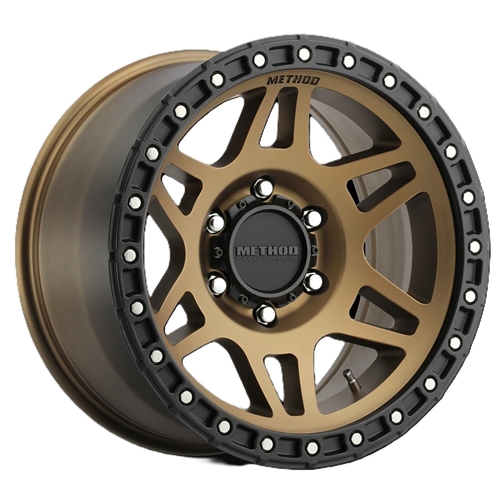 Method Wheels - 312 Street - METHOD BRONZE - MATTE BLACK LIP