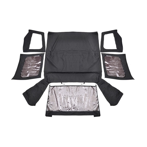 Rough Country Replacement Soft Top - Wrangler Half Steel Door