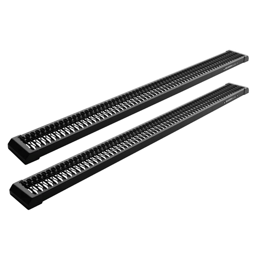 Raptor Series 7in HD WorkStep Slide Track Running Boards - Black Textured