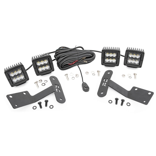 Rough Country Dual LED Ditch Light Kit - Toyota Tundra (2014-2021)