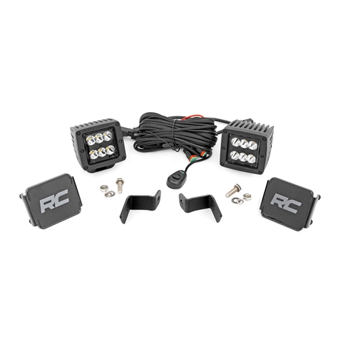 Rough Country LED Ditch Light Kit - Ford F-150 / F-150 Lightning