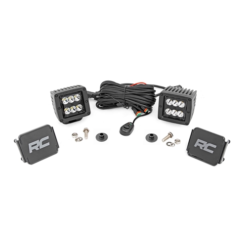 Rough Country LED Ditch Light Kit - Ford Bronco