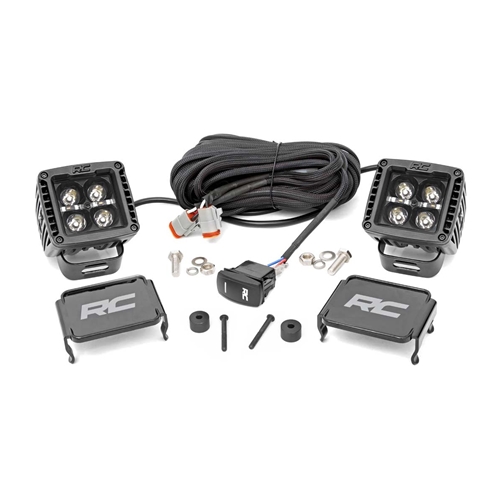 Rough Country LED Ditch Light Kit - Select Wrangler JL / Gladiator JT