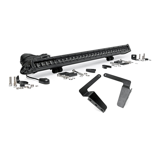 Rough Country 30in Single Row LED Hidden Bumper Mount Kit - Toyota Tundra