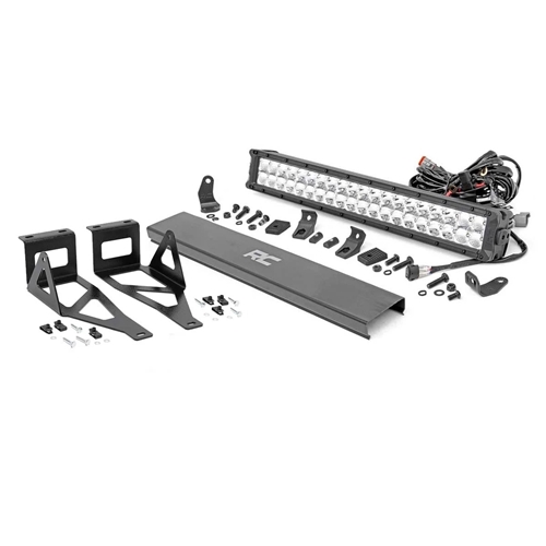 Rough Country 20in Dual Row LED Bumper Mount Kit - Ford F-250/350 Super Duty