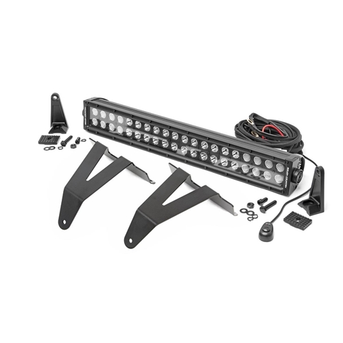 Rough Country 20in Dual Row LED Hidden Bumper Mount Kit - Select Ram 1500 New Body Style
