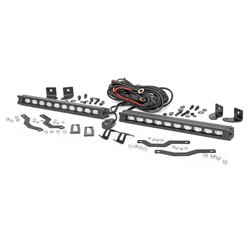 Rough Country 10in Slim Line LED Grille Mount Kit - Ford F-150 XLT