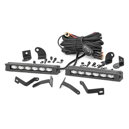 Rough Country 6in Slim Line LED Pair Bumper Mount - Ford Ranger