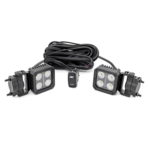 Rough Country 2in Square Swivel Mount LED Flood Light