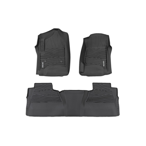 Rough Country Flex Fit Floor Mats First & Second Row