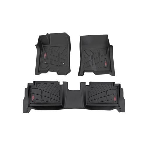 Rough Country Sure-Fit Floor Mats First & Second Row