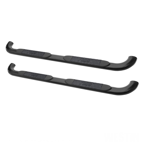 Westin Platinum 4in Oval Black Nerf Bars