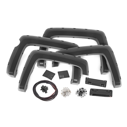Rough Country Pocket Fender Flares - Select Silverado 1500/2500 HD