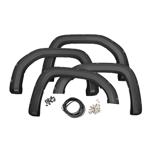 Rough Country Pocket Fender Flares - GMC Sierra 1500 / Limited No AT4X