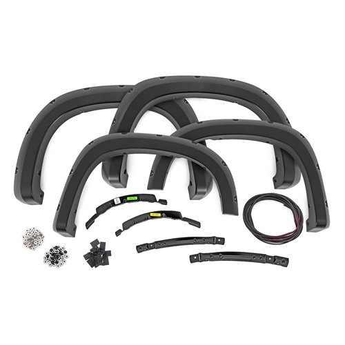 Rough Country Pocket Fender Flares - Select Chevrolet Silverado 1500
