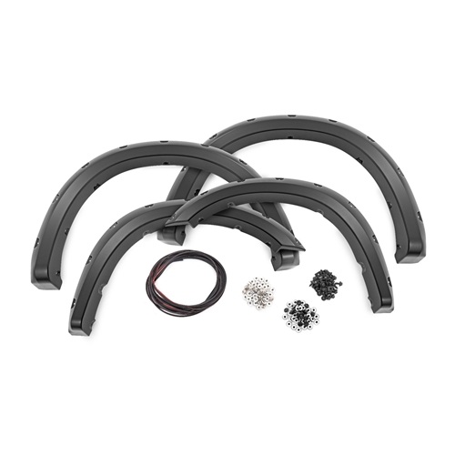 Rough Country Pocket Fender Flares - Ram 2500/3500 Non-Dually